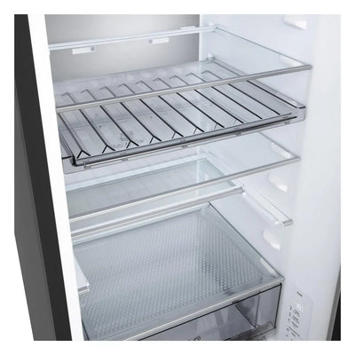 LG GBBS524CEV NatureFRESH 375L Freestanding Frost Free Fridge Freezer Essence Black Steel