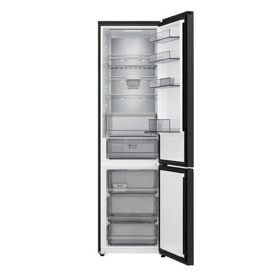 LG GBBS524CEV NatureFRESH 375L Freestanding Frost Free Fridge Freezer Essence Black Steel
