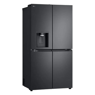 LG GMF960EV4E 646L NatureFRESH Plumbed American Style Fridge Freezer Black - E Rated