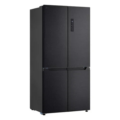 LG GMM42ABBEH 191cm 600L American Style Fridge Freezer in Matte Black - E Rated