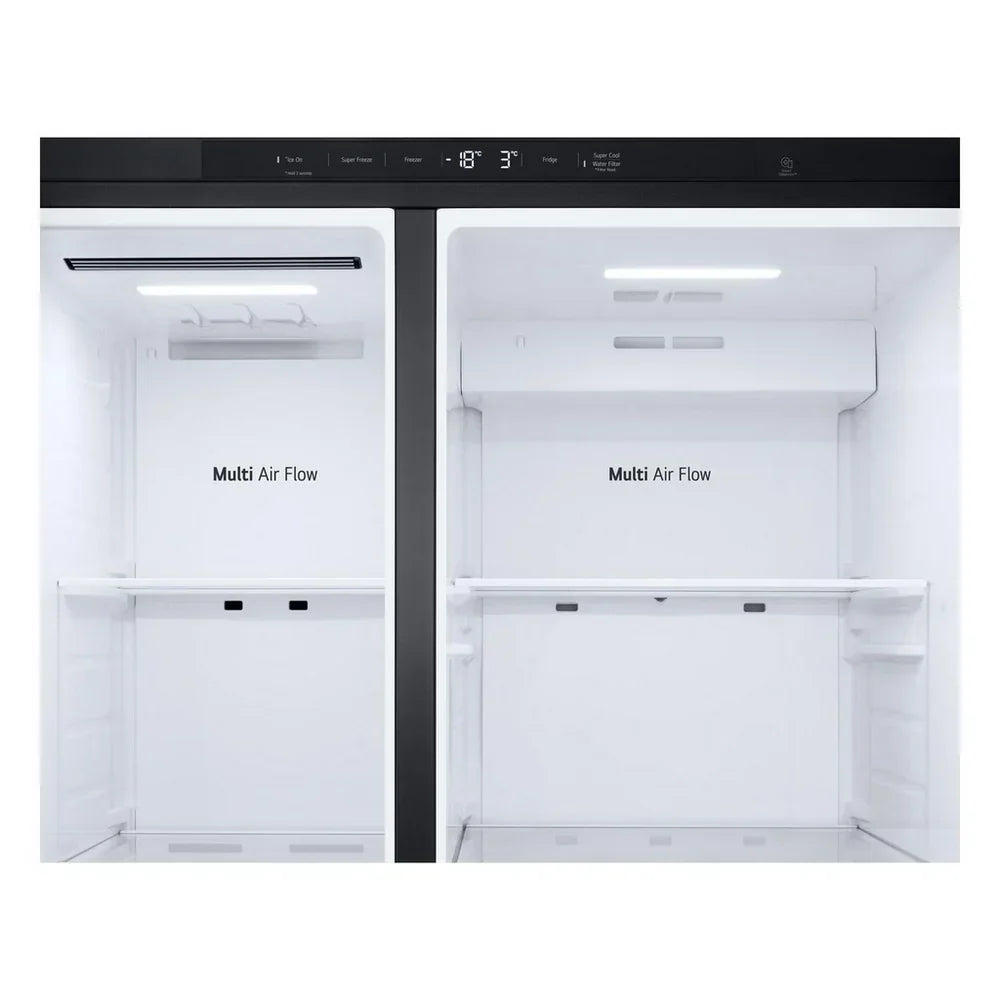LG GSLC40EPPE 638L NatureFRESH Plumbed American Fridge Freezer Black