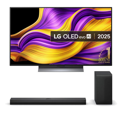 LG OLED48G56LS 48 Inch OLED evo AI G5 4K UHD HDR Smart TV with LG US70TY 3.1.1ch Soundbar Bundle