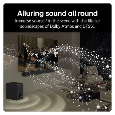 LG US90TY 5.1.3 Channel Dolby Atmos Soundbar with Subwoofer