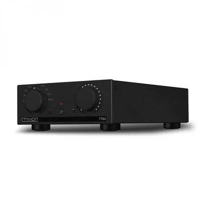 Mission 778X Integrated Amplifier Black with Wharfedale Diamond 12.2i Bookshelf Speakers Walnut Pair Hifi Package