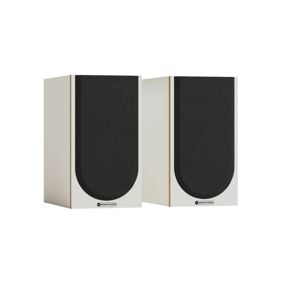 Mission 778X Integrated Amplifier Silver with Monitor Audio Bronze 50 7G Bookshelf Speakers White Pair HiFi Package