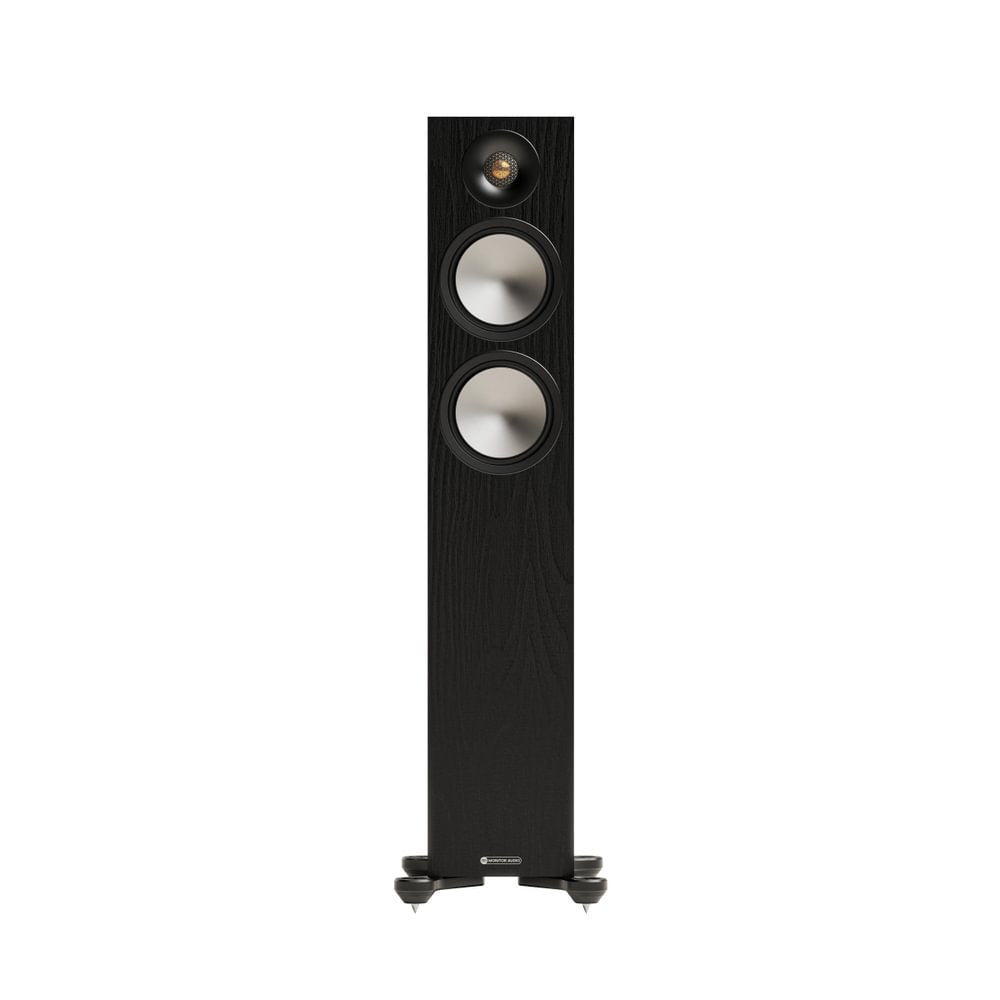 Mission 778X Integrated Amplifier with Monitor Audio Bronze 300 7G Floorstanding Speakers Pair HiFi Package - Black