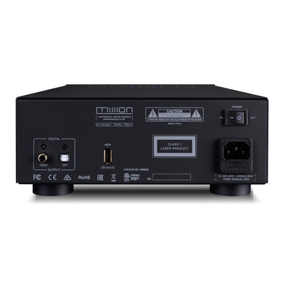 Mission 778X Stereo Amplifier and 778CDT CD Transport HiFi Bundle - Black