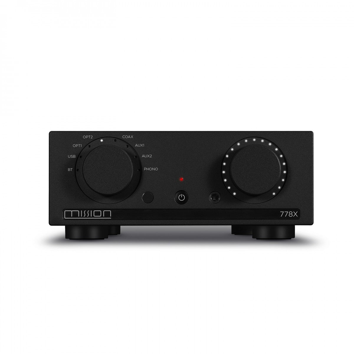 Mission 778X Stereo Amplifier with 778S Streamer Bundle - Black