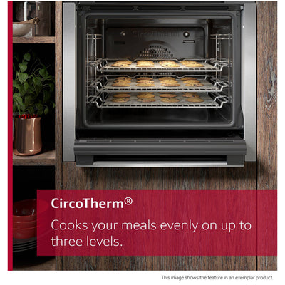 Neff B4ACF1AN3B N50 Slide and Hide Built In Catalytic Single Electric Oven in Stainless Steel