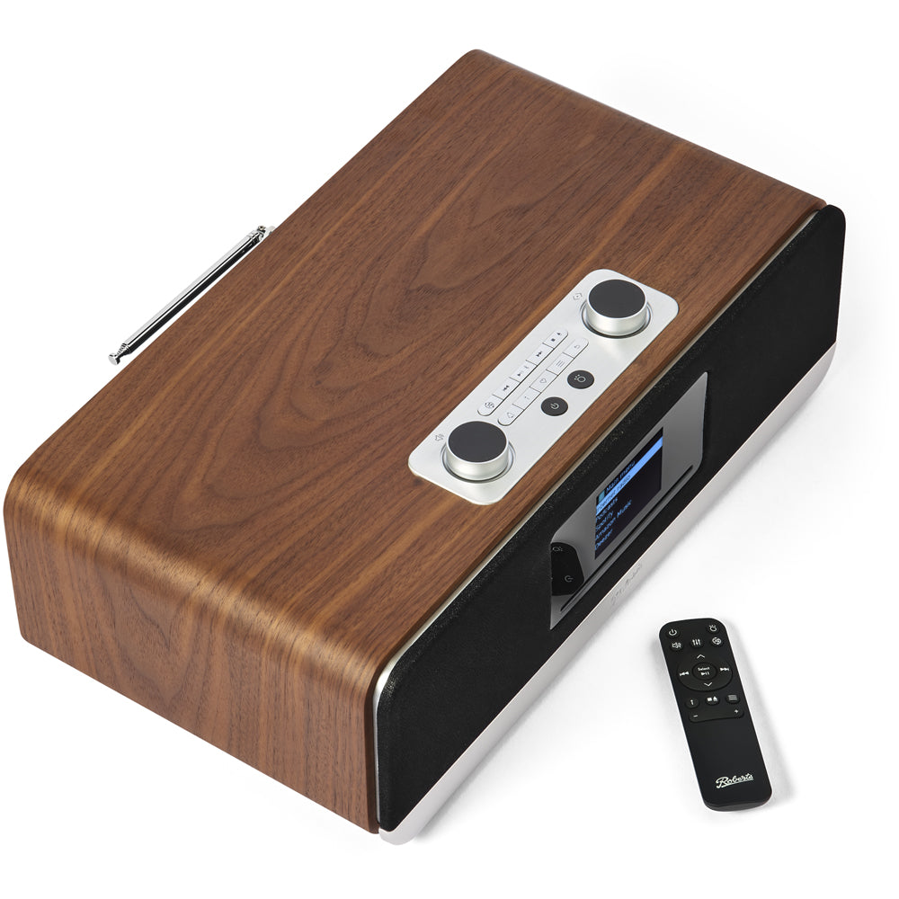 Pro-Ject Debut EVO 2 Turntable with Roberts Stream 67L All In One Smart Music System Walnut