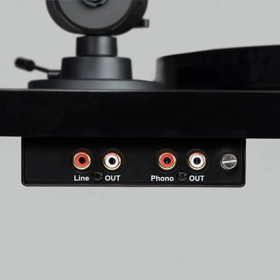 Pro-Ject E1 BT Bluetooth Belt Driven Turntable with Built-in Phono Preamp - Walnut
