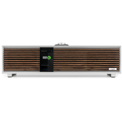 Pro-Ject T1 EVO Phono Belt-Driven Turntable White and Ruark R410 Integrated Wireless Music System Grey HiFi Package