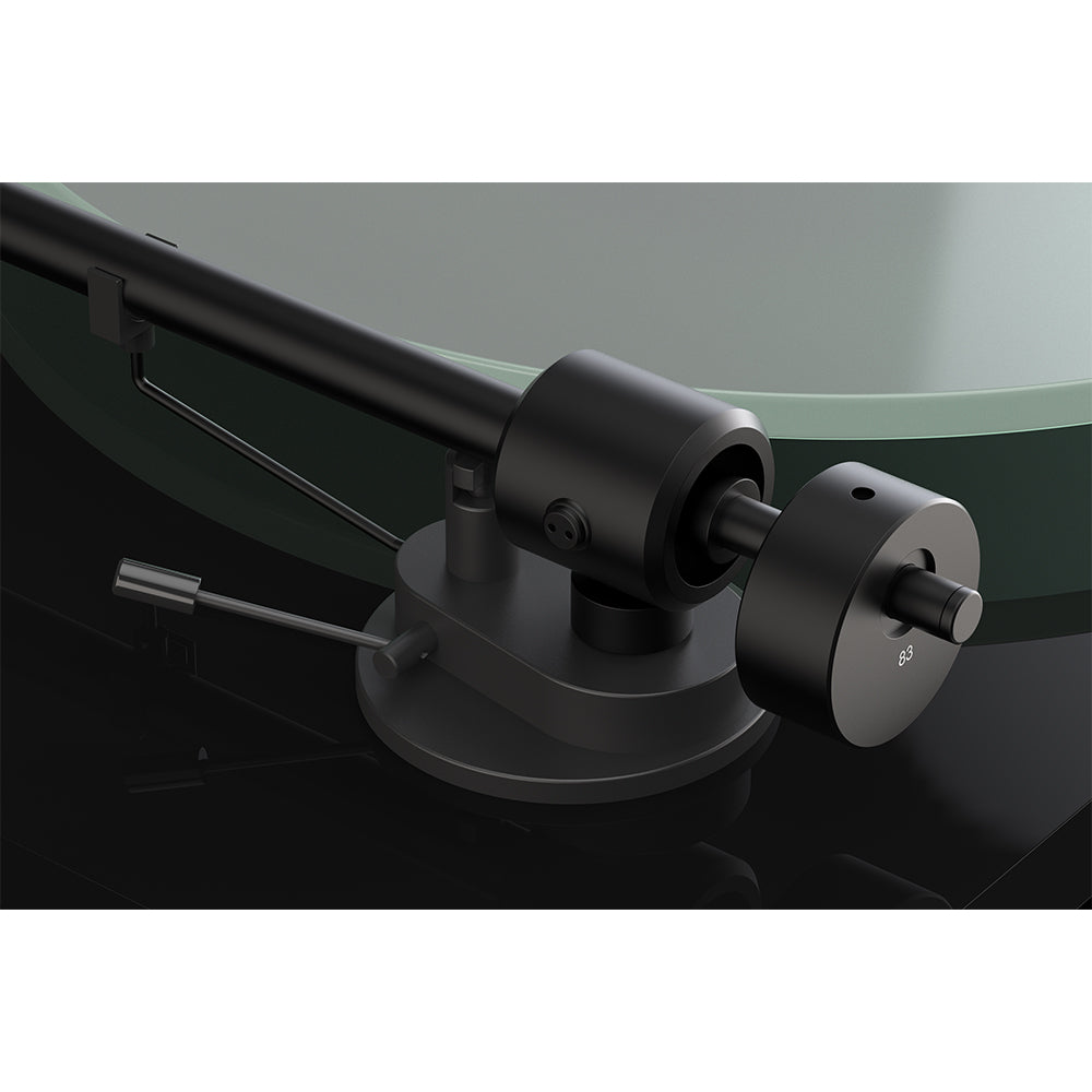 Pro-Ject T1 EVO Phono Turntable and Ruark MR1 MK3 Active Bluetooth Speakers with Built-in MM Phono Preamp Walnut
