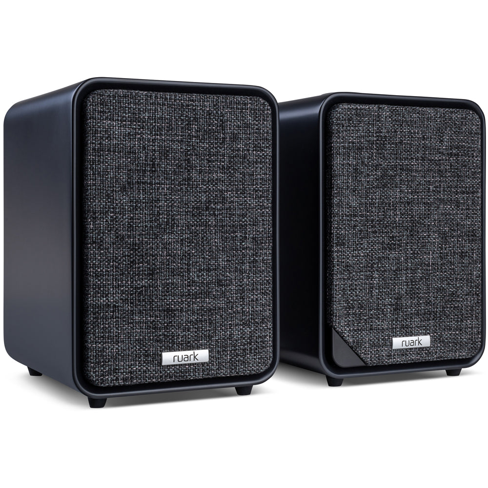 Pro-Ject T1 EVO Phono Turntable with Ruark MR1 MK3 Active Bluetooth Speakers & RS1 Subwoofer Black