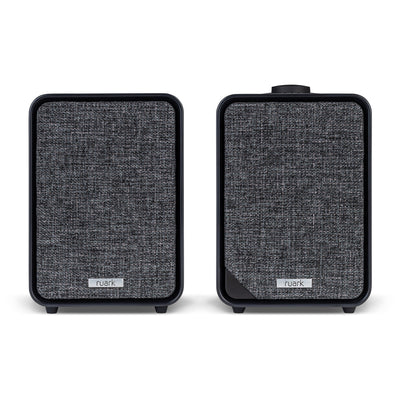 Pro-Ject T1 EVO Standard Turntable and Ruark MR1 MK3 Active Bluetooth Speakers with Built-in MM Phono Preamp Black