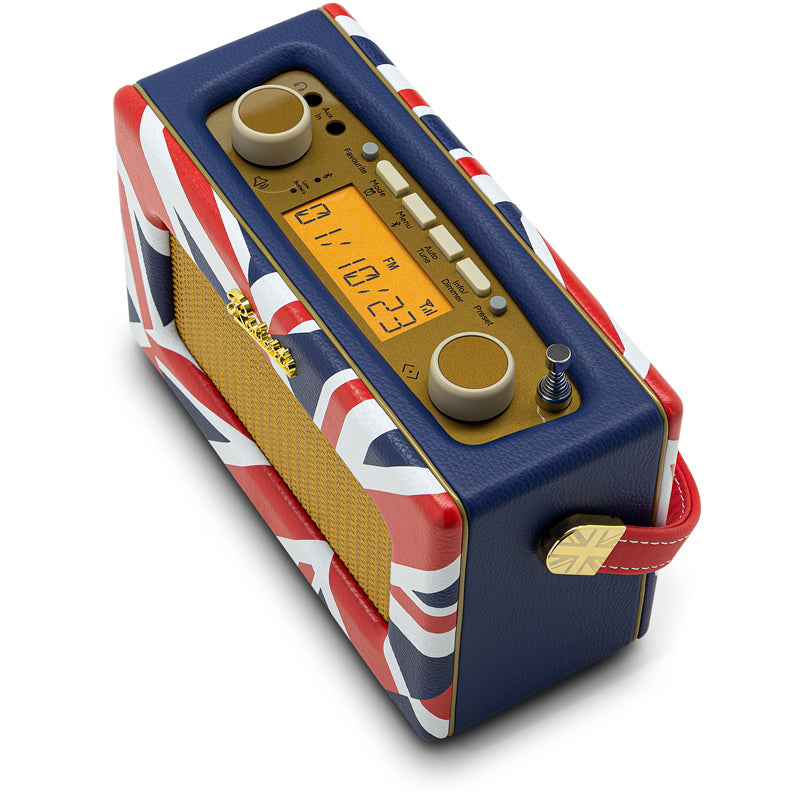 Roberts Revival Uno BT DAB DAB+ FM Radio with 2 Alarms in Union Jack Bluetooth LIMITED EDITION
