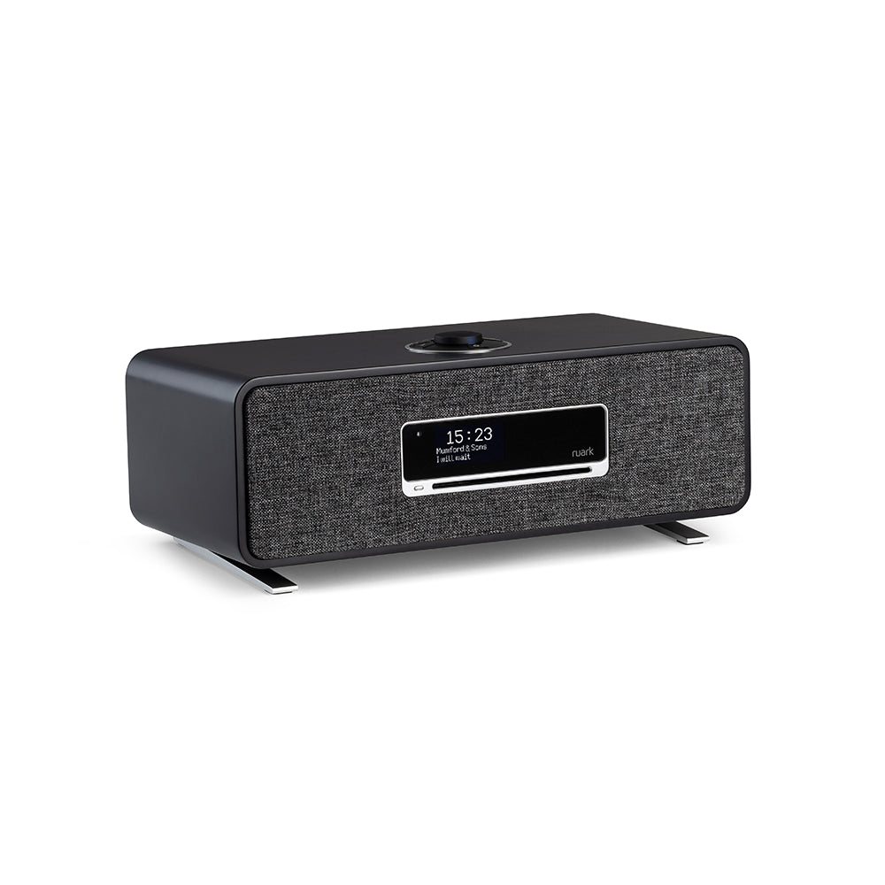 Roberts Stylus Luxe Direct Drive Turntable and Ruark R3s Music System Charcoal HiFi Package