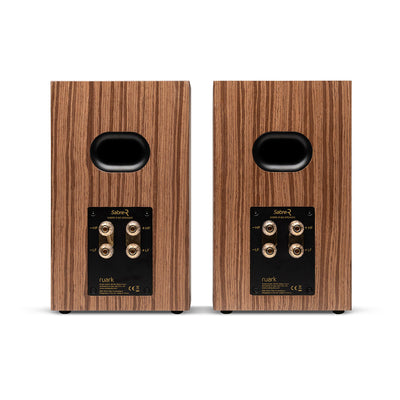 Ruark R610 Music Console & Sabre-R Bookshelf Speakers Pair Walnut with R-CD100 CD Player