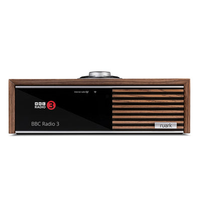 Ruark R610 Music Console with Klipsch RP-500M II Bookshelf Speakers Pair HiFi Package - Walnut