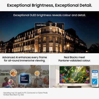 Samsung QE48S95HHEXXU 48 Inch S95H OLED 4K Ultra HD HDR Smart AI TV 2026