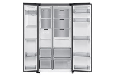 Samsung RS70F64KEFEU Series 6 Bespoke AI 91cm Side by Side American Style Fridge Freezer in Black