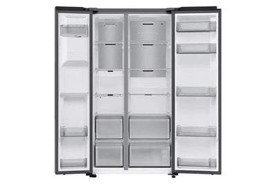 Samsung RS70F66KCTEU Series 7 Bespoke AI 91cm Side by Side American Style Fridge Freezer in Silver