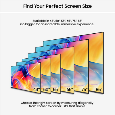 Samsung UE43M70HAKXXU 43 Inch M70H 4K Ultra HD HDR Mini LED Vision AI Smart Google TV 2026