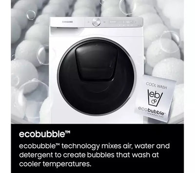 Samsung WW90CGC04DAEEU 9kg 1400 Spin Washing Machine White