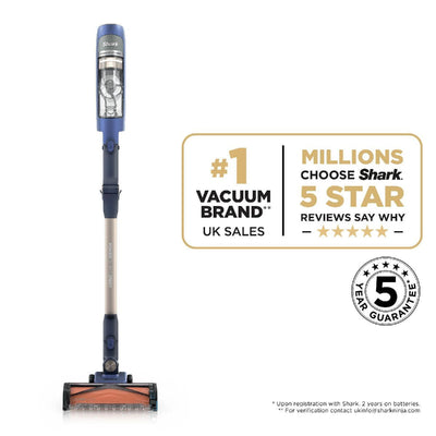 Shark IA1241UK Phoenix Power Detect Light Cordless Vaccum up to 60 Minutes Run Time Ultramarine