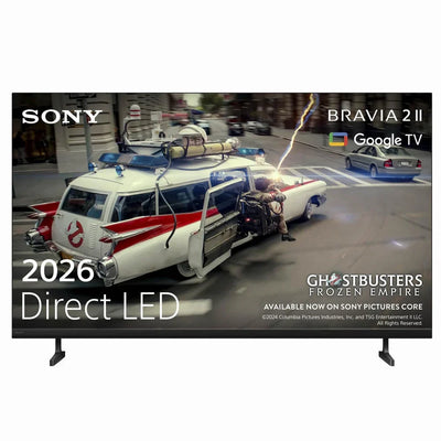 Sony K65S25M2PB 65 Inch BRAVIA 2 II Direct LED 4K Ultra HD HDR Smart Google TV 2026
