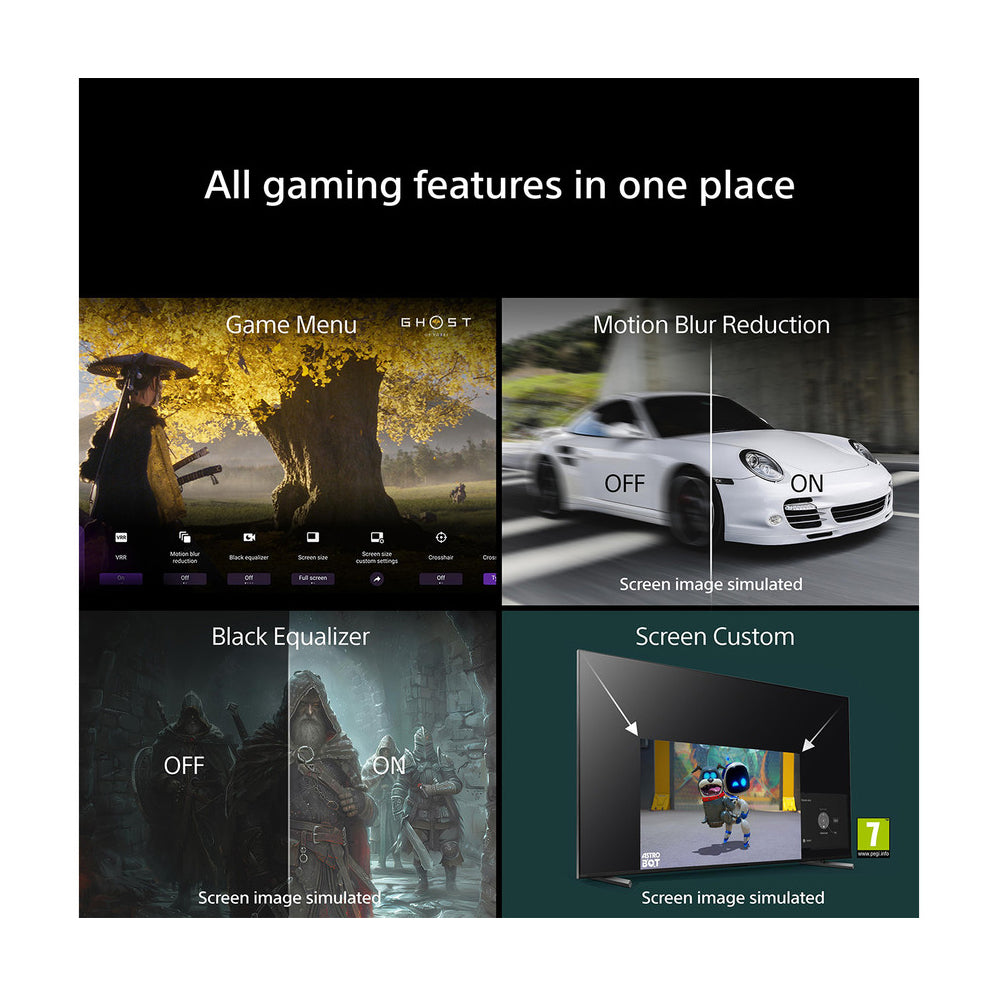 Sony K65XR75M2B 65 Inch BRAVIA 7 II True RGB LED 4K Ultra HD HDR Smart Google TV 2026