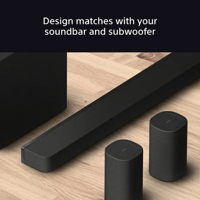 Sony SA-RS8 BRAVIA Theatre Rear 8 Wireless Rear Speakers Pair Black