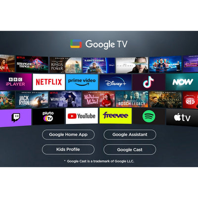 TCL 43V6C-UK 43 Inch V6C 4K Ultra HD HDR Direct LED Smart Google TV
