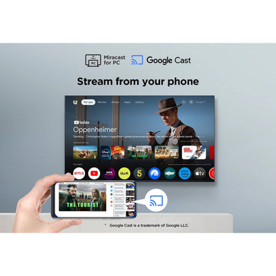 TCL 50V6C-UK 50 Inch V6C 4K Ultra HD HDR Direct LED Smart Google TV
