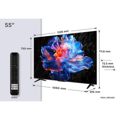 TCL 55V6C-UK 55 Inch V6C 4K Ultra HD HDR Direct LED Smart Google TV