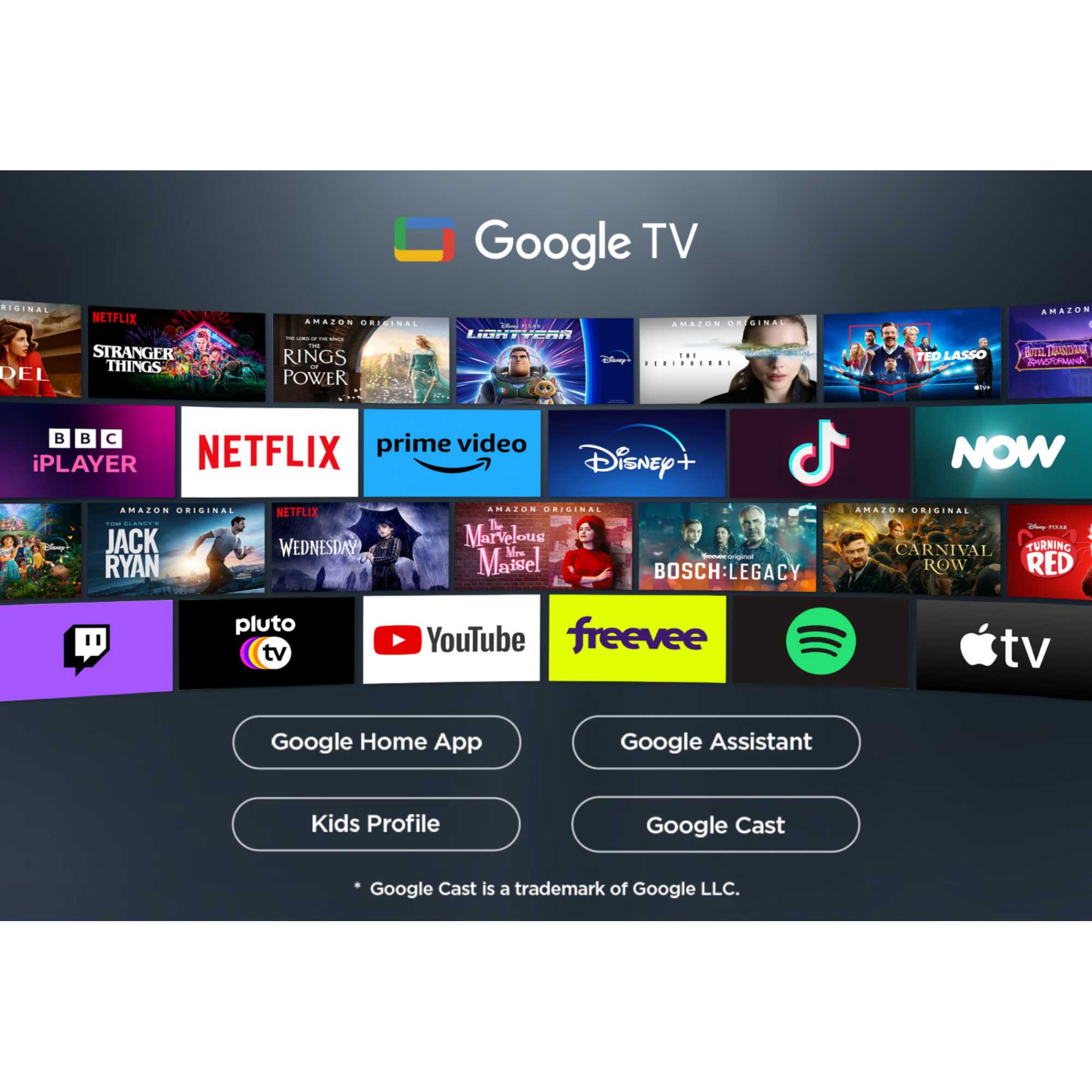 TCL 75T8C-UK 75 Inch T8C 4K QLED Ultra HD HDR Smart Google TV with 144Hz Motion Clarity Pro and Onkyo 2.1 sound
