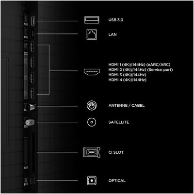 TCL 98C8L-UK 98 Inch C8L 4K Ultra HD HDR Premium SQD-Mini LED Smart Google TV 2026