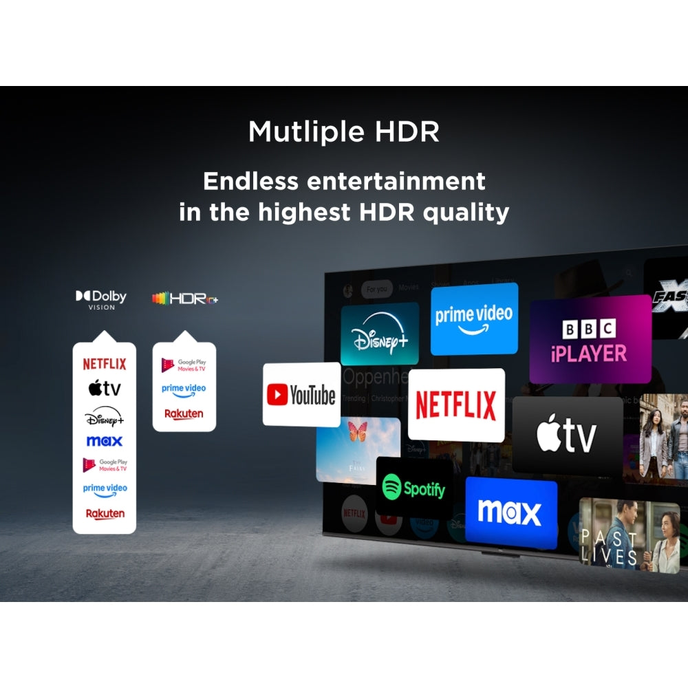 TCL 98Q6C-UK 98 Inch Q6C 4K Ultra HD HDR QD-Mini LED Smart Google TV