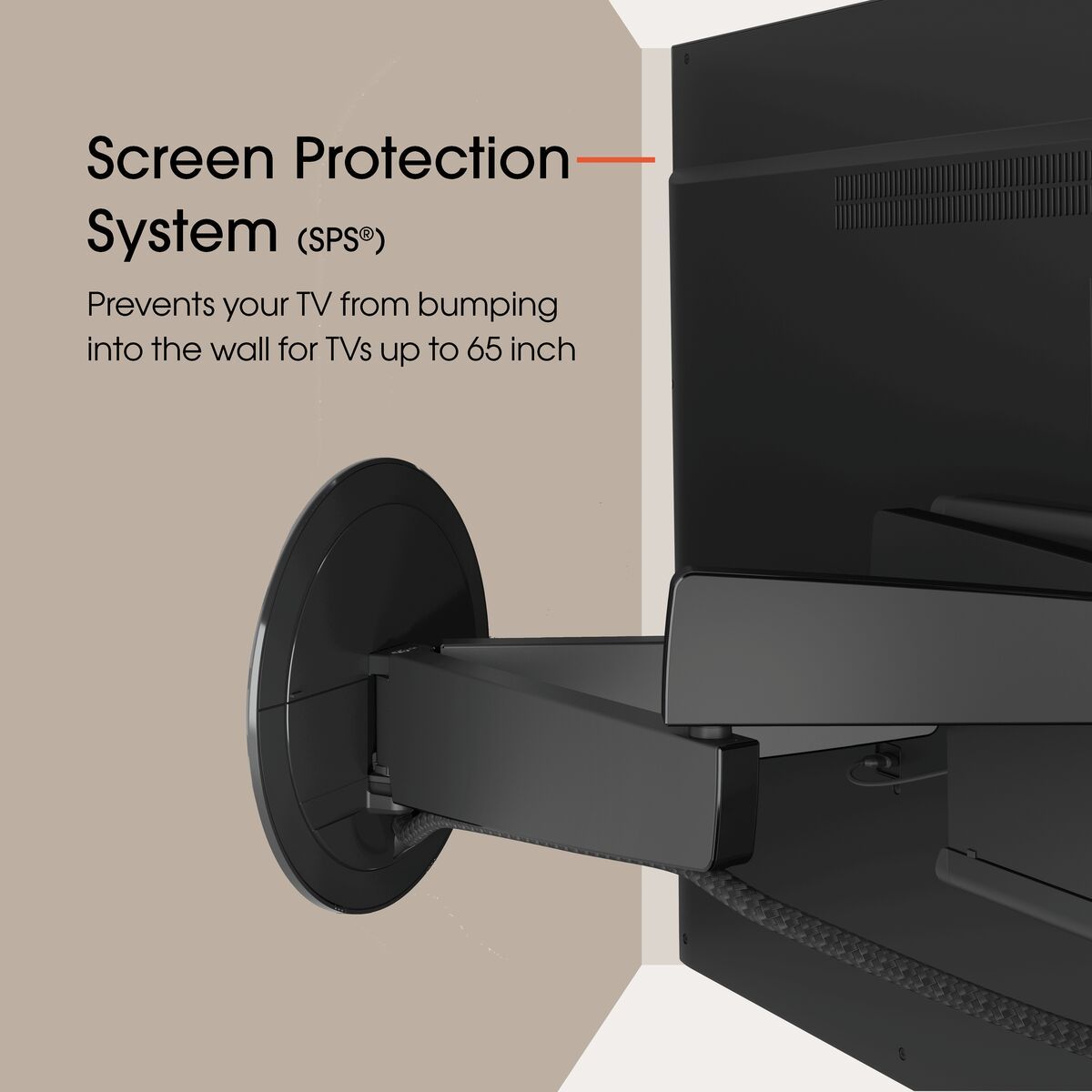 Vogels TVM 7655 Full-Motion TV Wall Mount Black