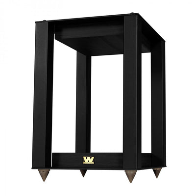 Wharfedale Linton Heritage Standmount Speakers with Matching Stands - Black Oak