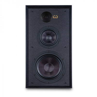 Wharfedale Linton Heritage Standmount Speakers with Matching Stands - Black Oak