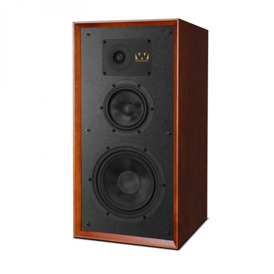 Wharfedale Super Linton Heritage Standmount Bookshelf Speakers Pair - Mahogany