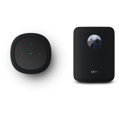 WiiM SOUND Wireless Multiroom Smart Speaker with Display - Black