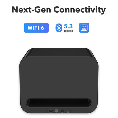 WiiM Sub Pro Wireless Subwoofer with WiiM SOUND Wireless Multiroom Smart Speakers Pair - Black