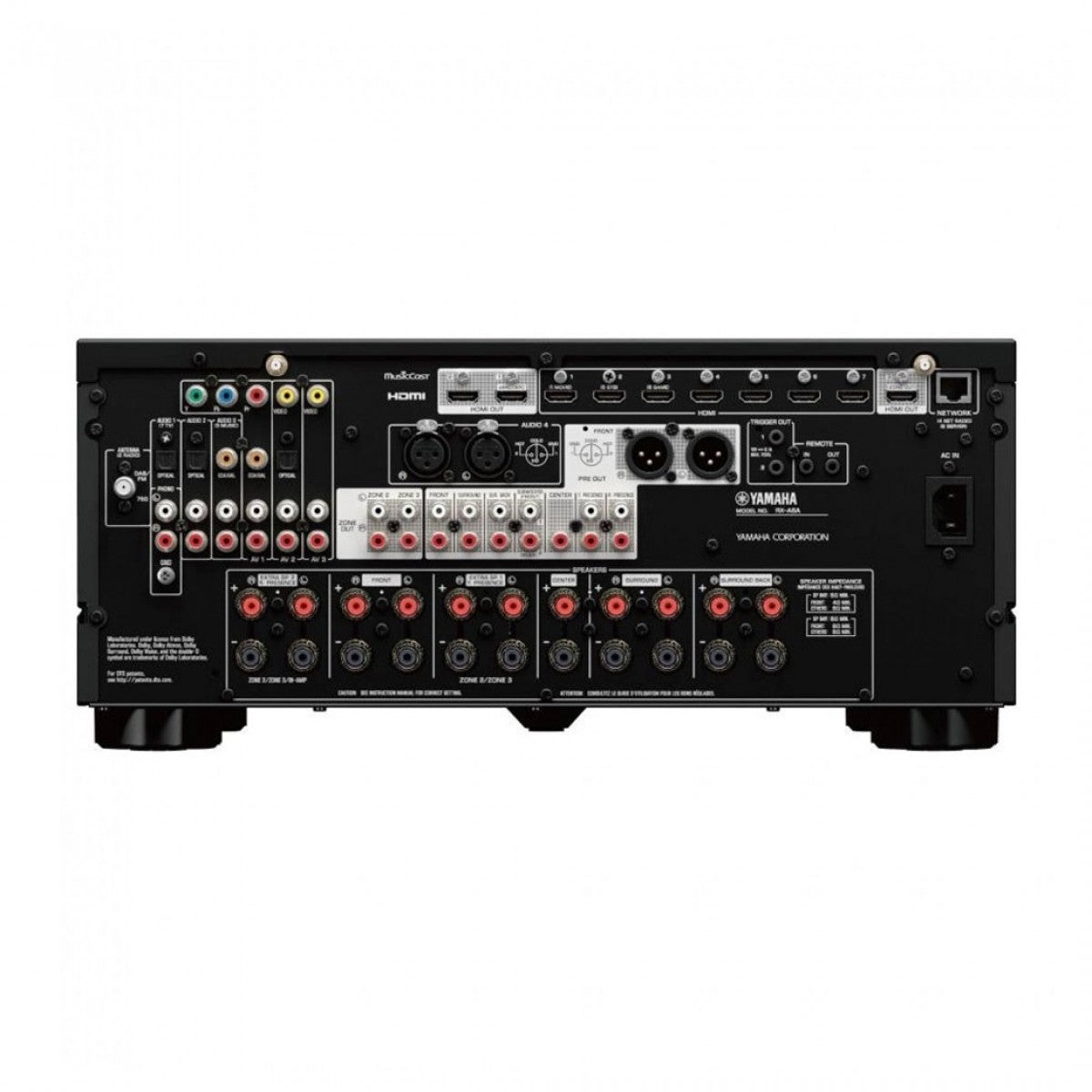 Yamaha RX-A6A Aventage 9.2 Channel Dolby Atmos and DTS:X AV Receiver Black
