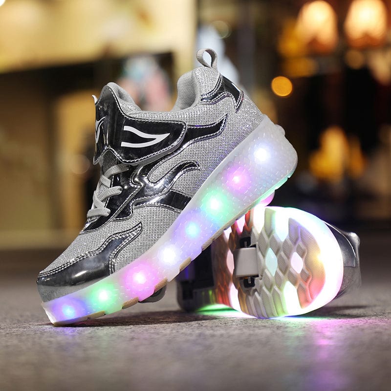 L'W Sneakers - Baskets lumineuses à roulettes