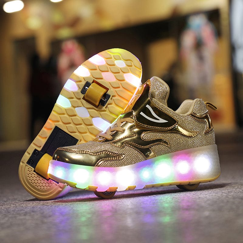 L'W Sneakers - Baskets lumineuses à roulettes