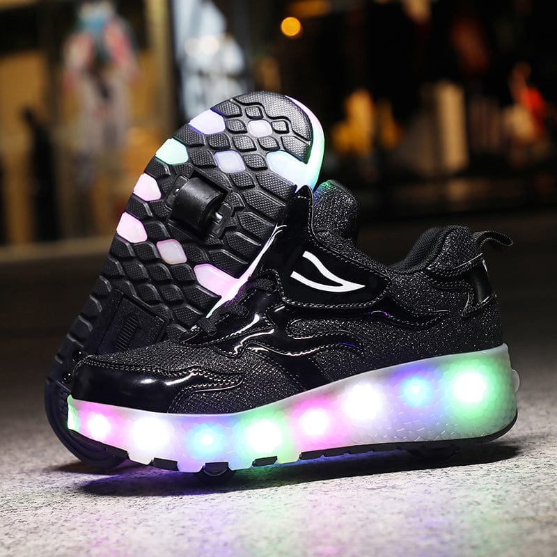 L'W Sneakers - Baskets lumineuses à roulettes