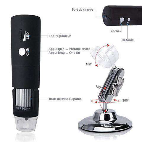 Microscope LED Digital